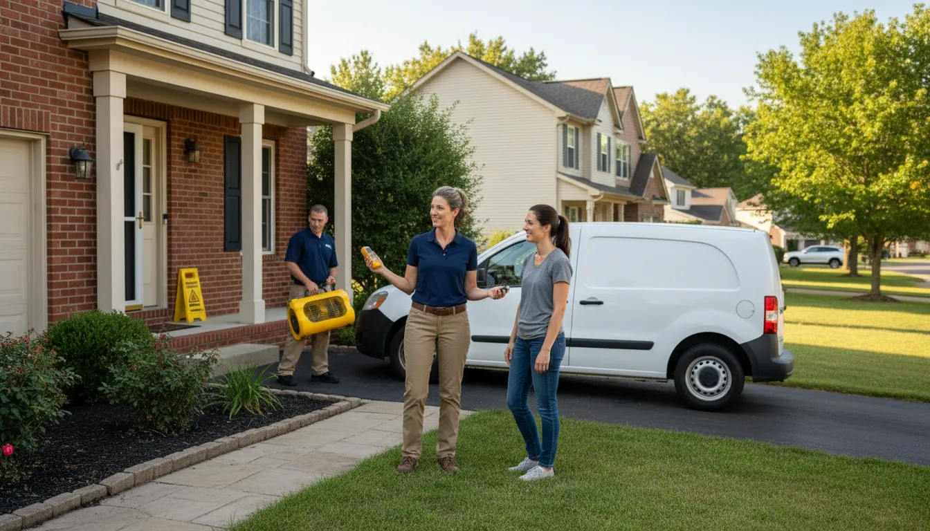 Residential water damage restoration in Augusta, MT